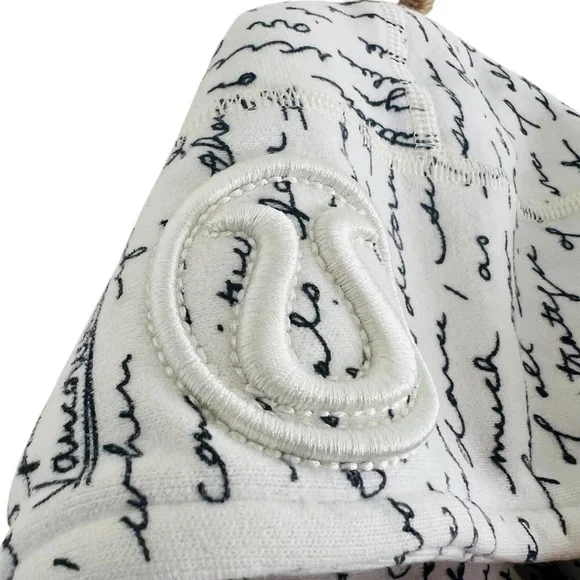 Lululemon Scuba Hoodie II White & Black Manifesto Script Full Zip Jacket - Picture 4 of 9